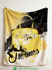 Hermes Throw Blankets